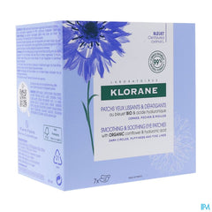 Klorane Patchs Contours des yeux lissants et défatigants - au Bleuet BIO