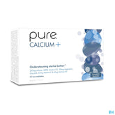 Pure Calcium + Synergistes de Calcium 30 comprimés à mâcher formule pour les os