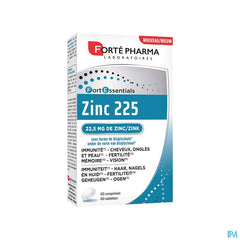 Zinc 225 Forte Pharma Comp 60