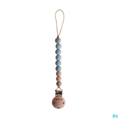 Mushie Attache Tetine Baby Blue