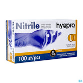 Pharmex Gants Nitril Bleu S/poudre l 100