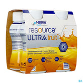 Resource Ultra Fruit Saveur Orange 4x200ml