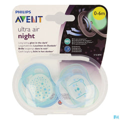 Philips Avent Sucette +0m Air Night Boy