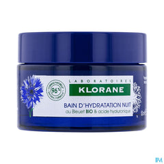 Klorane - Bain d’Hydratation Nuit au Bleuet BIO et acide hyaluronique - Visage et yeux