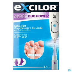 Excilor Traitement Verrues Duo Power 10ml+1,5g