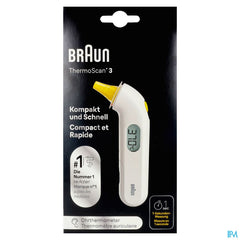 Braun Thermoscan 3 Thermometre Auric. Infra Rouge