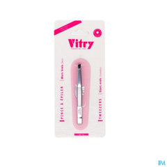 PINCE A EPILER MORS BIAIS INOX