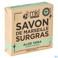 Mkl Savon Marseille Surgras Aloe Vera 100g