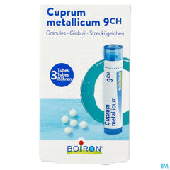 Cuprum Metallicum 9ch Homeopack Gr 3x4g Boiron
