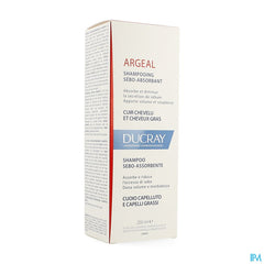 Ducray ARGEAL Shampooing traitant Sébo-absorbant cheveux gras - Absorbe l'excès de sébum