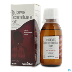 Toularynx Dextromethorphan Forte 160 ml sirop toux sèche et incommodante