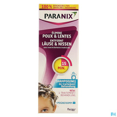 Paranix® Shampooing De Traitement Anti-Poux Et Anti-Lentes 15 Min 200 ml + Peigne