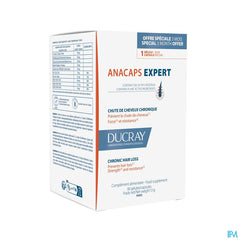 Ducray ANACAPS EXPERT Complément alimentaire Chute de cheveux chronique 90 capsules