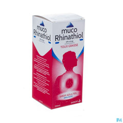 Muco Rhinathiol 250ml sans sucre - Toux grasse