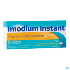 Imodium® Instant, une aide rapide et pratique en cas de diarrhée, 60 comprimés orodispersibles