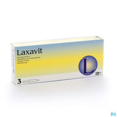 Laxavit Laxatifs solution rectale docusate, sodium glycérol Kela Pharma