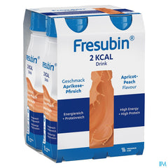 Fresubin 2 Kcal Drink Peche-abricot 4x200ml