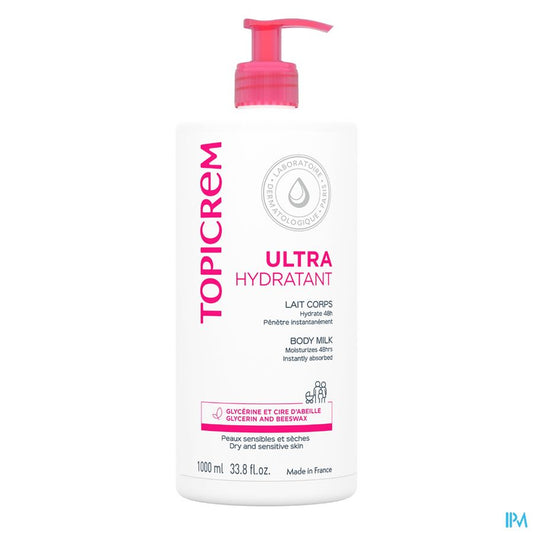 Topicrem Um Lait Corps Hydratant 1000ml
