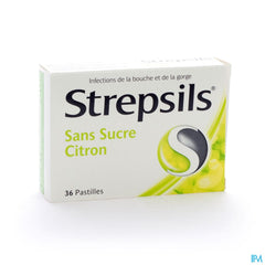 Strepsils S/sucre Citron Past 36