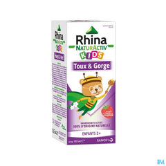 Rhina Naturactiv 100ml Enfants - Toux sèche, Toux grasse, Mal de gorge