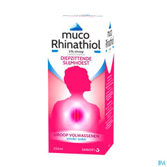 Muco Rhinathiol 250ml sans sucre - Toux grasse