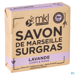 Mkl Savon Marseille Surgras Lavande 100g