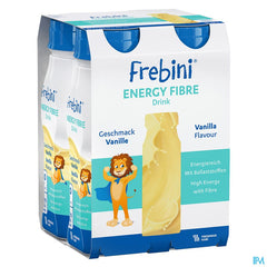 Frebini Energy Fibre Drink Enfants Vanille 4x200ml