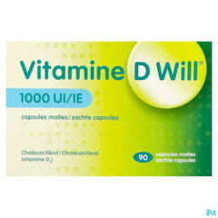 Vitamine D Will 1000ui Caps Molle 90