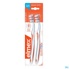 elmex Anti-Caries Brosse à Dents Medium 2 pièces