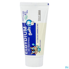 ELGYDIUM Baby dentifrice - dentifrice bébé 6 mois / 2 ans – certifié BIO