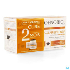 Oenobiol Solaire Intensif - Anti-rides 2x30 capsules - protection cellulaire de l'intérieur dès le 1er mois UVA UVB