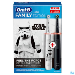 Oral-b Family Pro3 3000 Black+junior 6+ Star Wars
