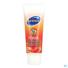 Manix Gel Lubrifiant Fraise 80ml
