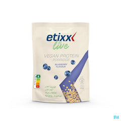 Etixx Live Vegan Protein Porr. Blueberry Pdr 550g
