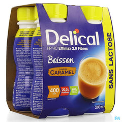 Delical Effimax 2.0 Caramel 4x200ml