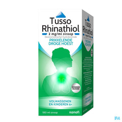 Tusso Rhinathiol 180ml - Toux sèche et irritative