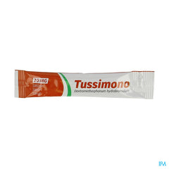Tussimono 20 mg sachets dextrométhorphane antitussif toux sèche sirop Kela Pharma