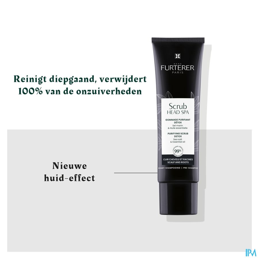 René Furterer Scrub - Gommage soin détox cuir chevelu - HEAD SPA