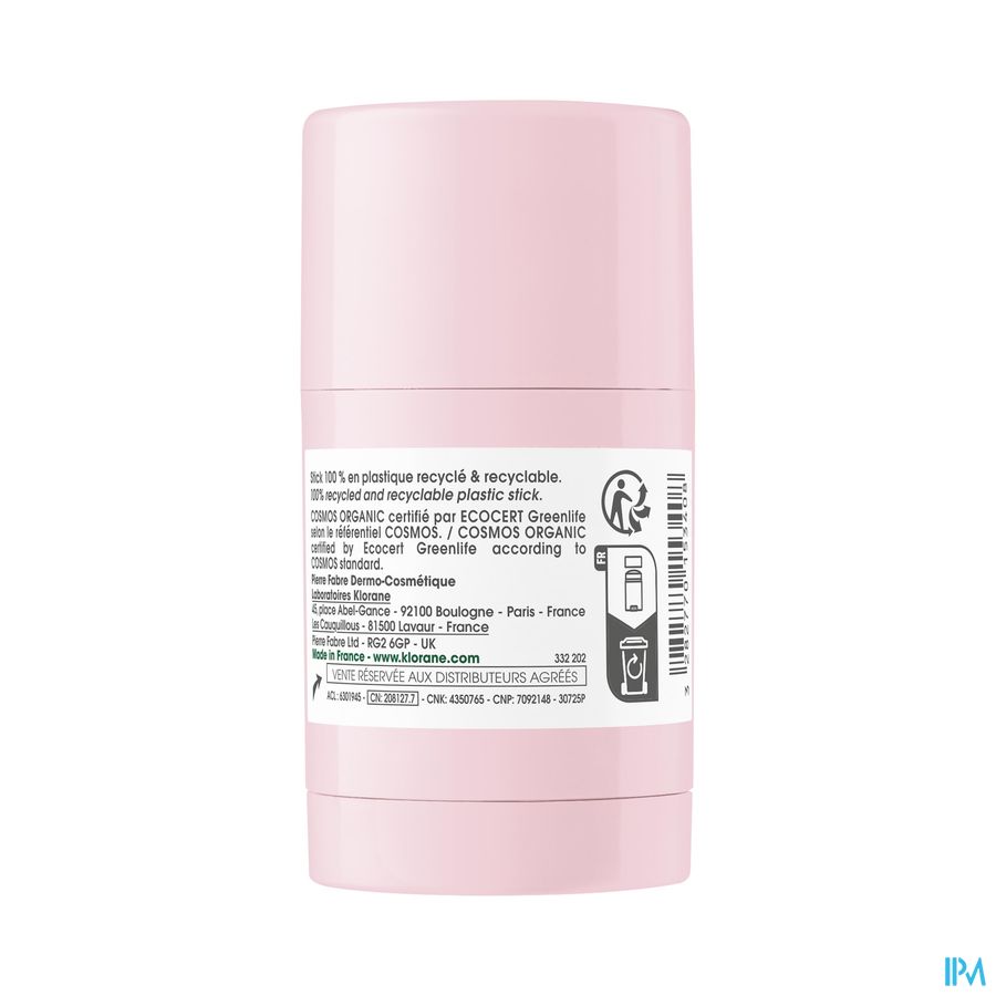 Klorane — Masque en Stick Apaisant à la Pivoine BIO — Peaux sensibles