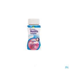 Nutilis Complete Level 3 Arôme Fraise Complément Nutritionnel Oral Dénutrition Bouteilles 4x125ml