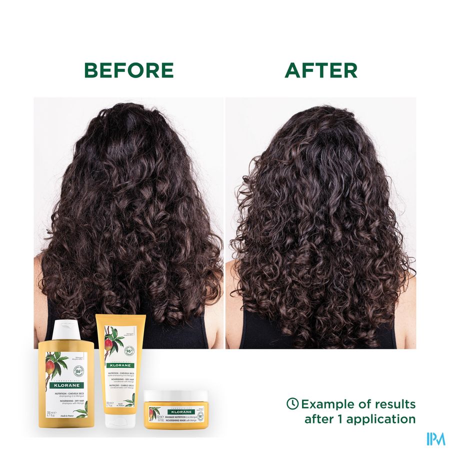 Klorane - Shampoing Nutrition à la Mangue - Cheveux secs