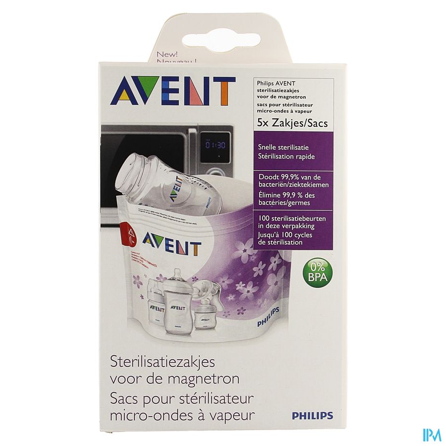 Philips Avent Sachet Sterilisation Reutisable 5 SCF297/05