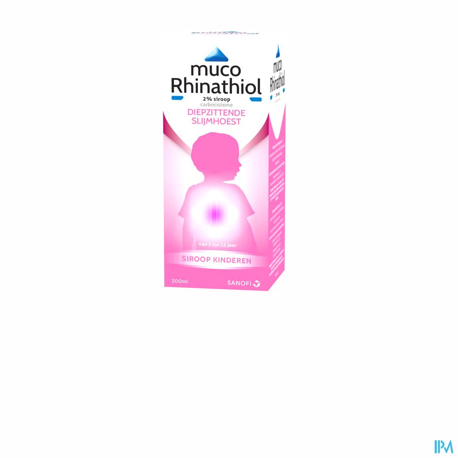 Muco Rhinathiol 200ml enfants sans sucre - Toux grasse