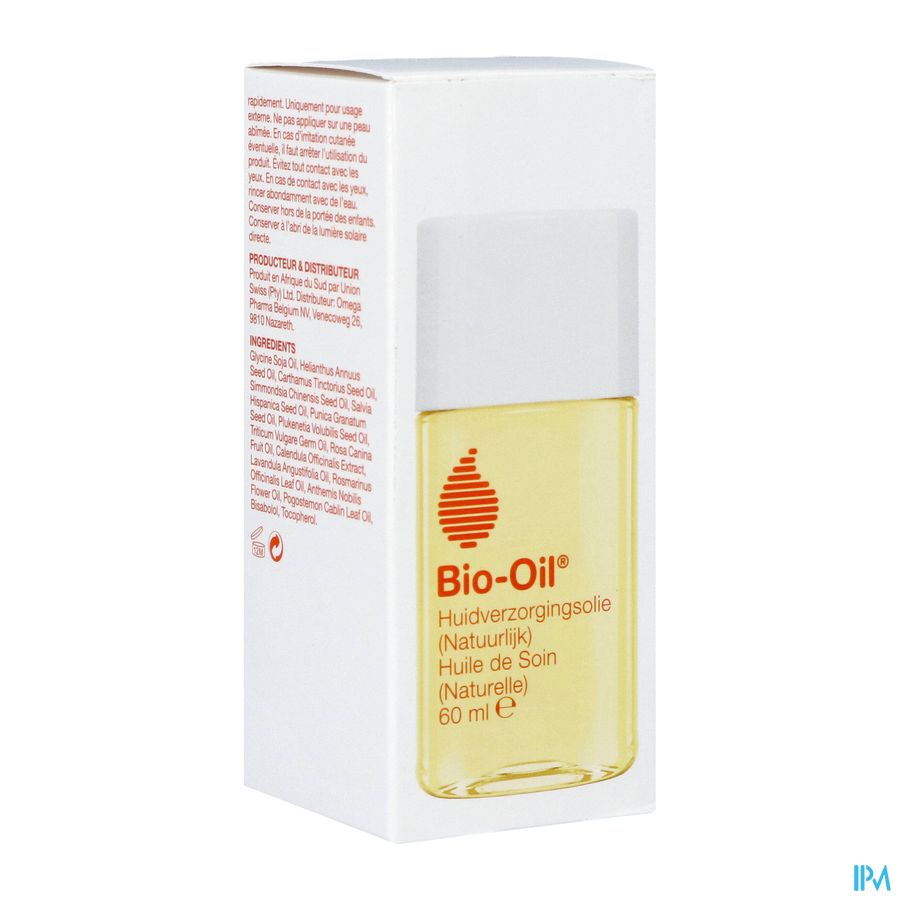 Bio-Oil® Huile De Soin (100 % Naturelle) Cicatrices & Vergetures 60 ml