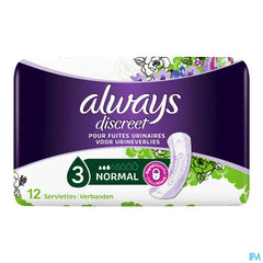 Always Discreet Incontinence Pad Normal 12