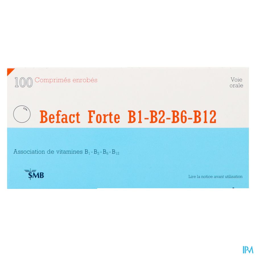Befact Forte B1-b2-b6-b12 Comp Enrobe 100 Ud