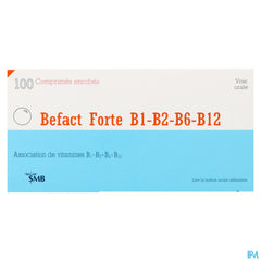 Befact Forte B1-b2-b6-b12 Comp Enrobe 100 Ud