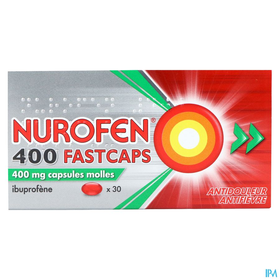 Nurofen 400 Fastcaps Caps 30x400mg