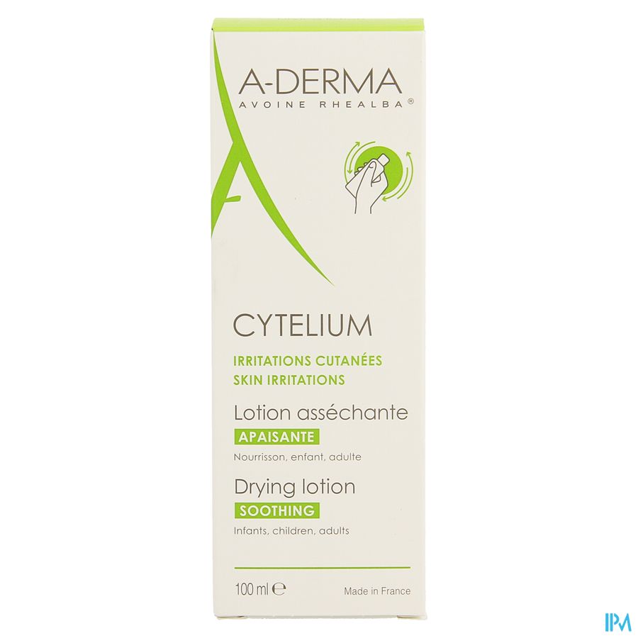 A-DERMA - CYTELIUM LOTION ASSÉCHANTE APAISANTE - Zones irritées sujettes à macération - zones humides - plis cutanées