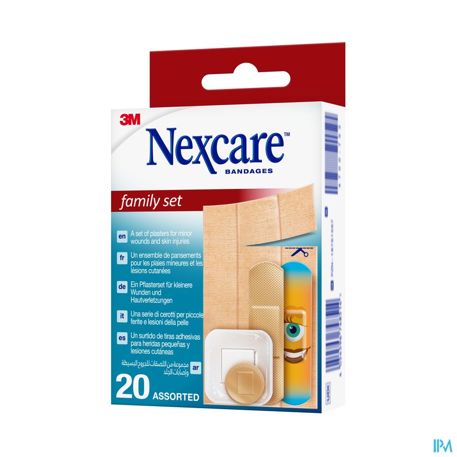 Nexcare 3m Family Set Assortiment Pansements 20
